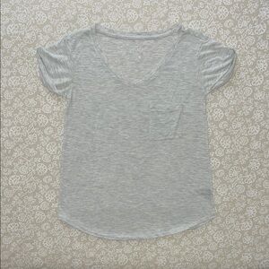 Aerie Striped V-Neck Shirt